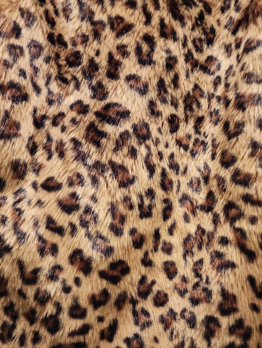 Cherokee Leopard-Print Faux Fur Vest in Brown & Black Girls Large (10/12) - Picture 3 of 6